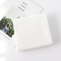 데이지 광목자수 대폭 바이오워싱 면 20수, 무지 백아이보리