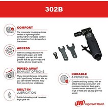 Ingersoll Rand 압축 공기 스트레이트 그라인더 302B-M 금속 목재 등을 위한 연마 및 연삭기로 사용되는 전문 도구 1개.-30133, Bl2013, 배터리 2.8ah, 배터리