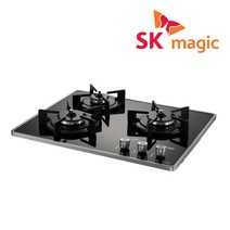 [할인쿠폰지급중] SK매직 2구/3구/4구(285x485/560x430-440/560x480/728x495mm) 가스 레인지 쿡탑 렌지 모음 GRAB221K 외, 배송만, LNG_3구_블랙(코드식), GRAB300K(560x440)