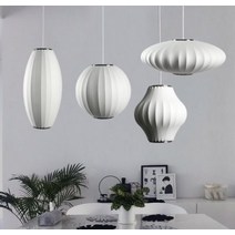 조명 펜던트 수입조명(램프포함) 인테리어 버블 (고품질/4type) 식탁등 넬슨 카페, 소서_LED 벌프-8W 주광색(하얀빛)