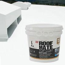 루프메이트 수성 쿨루프 차열방수페인트 백색 4kg+수용성 에폭시 세트 or 유성 하도 세트 (4평), 루프메이트 4Kg