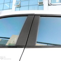 JS automotive 넥쏘 자동차 실외 익스테리어 윈도우 기둥 B필러 기스 방지 시트지 차량 보호 가드 스티커, 카멜레온 와인카본
