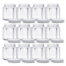 MIRKOREA PP캡 W 잼병 육각병150 SH150, 120ml, 48개