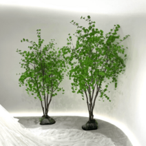 인테리어 조화 인조목 카페 나무 식물 대형 장식 화단 조경 조화 인조 화분 실내, 높이2.5m