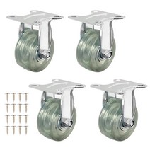 베어링 우레탄 바퀴 고정 회전 브레이크 4개세트, 2인치-고정(4개)