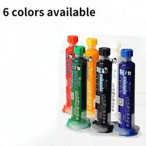 새로운 1PC 6 색 10ml UV 경화 솔더 마스크 잉크 PCB BGA 회로 보드 절연 보호 페이스트 플럭스 오일 정비, 01 Green