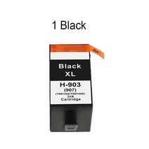[해외] HP 903XL 903XL 용 HTL 903xl hp 903xl 잉크 카트리지 호환 HP Officejet Pro 6950 6960 6970 6975 프린터 용, 1 Black