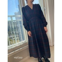 [해이주] 빨간머리앤 체크 원피스