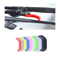 로드 자전거 레버 브레이크 핸들 실리콘 커버 산악 보호 슬리브, 블랙, 1개