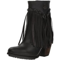 할리데이비슨 신발 남여 공용 성인 레타 패션 부츠, 5, 검은색