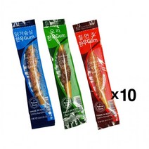 내추럴EX 한우껌 1P X10 애견 치석 껌 수제간식 육포, 닭가슴살