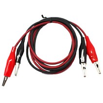 SAC-22 중 클립 악어전선집게 케이블 1m 1set 악어 342344EA * HONI, 본상품선택, 1