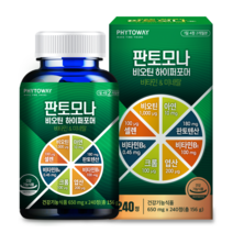 판토모나 비오틴 하이퍼포머-판토텐산 비오틴 6종 주원료 10가지 복합 기능성 650mg x 240정, 6개