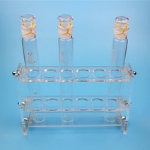 규격선택 조립식 시험관대 비색관 유리 시험관 유리관, A-1 아크릴시험관대 25ml용x12구