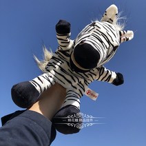 동물손인형 스토리텔링 사자 호랑이 사슴 얼룩말 동물인형, KTA 전신 얼룩말
