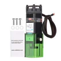 레이저 각인기 마킹기 450nm 40W CNC 레이저 모듈 고정 초점 거리 조각 헤드 고속 3D 프린터 라우터, [04] 10W