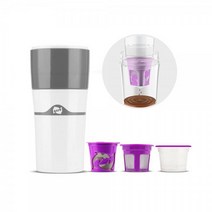 CTUDP 여행용 휴대용 드립 커피 메이커 푸어 오버 재사용 가능한 필터가 있는 올인원 브루어 사무실 가정 및 콜드 브루 아이스