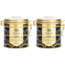 Whittard Luxury Hot Chocolate Clip Top Tin 위타드 핫 초콜렛 핫초코 클립 탑틴 140g 2팩