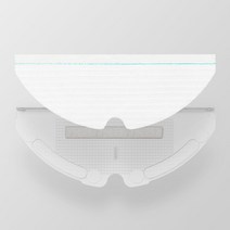 샤오미 로보락 로봇청소기 1회용 물걸레 패드 60매 부착용 트레이 포함, 물걸레 20매