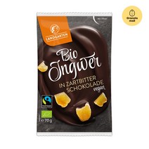 랜드가르텐 유기농 진저 다크 초콜릿 70g, 단품