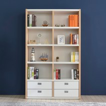 모아이 이든 1200 5단 서랍책장B, 메이플화이트