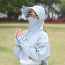 여자낚시복 여름낚시복 선상 타이라바 햇빛 자외선 차단, 민트