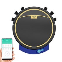 로봇 무선 청소기 xiaomi youpin 로봇 진공 청소기 앱 원격 제어 타이밍 무선, 블랙 RS600