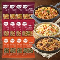 애슐리 볶음밥 12인분 세트 ( 케이준 4+통 새우 4+ 갈릭 스테이크 4) 3종 콜렉션 구성, 1세트, 제품별 상이