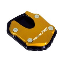 오토바이 액세서리 CNC 킥 스탠드 풋 사이드 스탠드 확장 패드 지원 플레이트 혼다 Forza 750 FORZA750 For, 20 Forza 750 Gold