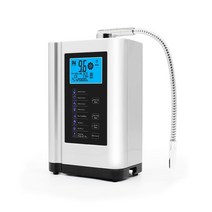 알칼리성 물 Ionizer 수소 발생기 기계 정수기 pH 3.5-10.5 가정용 산성 필터 시스템 생산, [01] 5 Ti Pt plates, [01] 미국, [01] WHITE