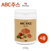 국산 ABC주스 즙 분말 가루 파우더 사과 당근 비트 야채 에비씨 에이비씨 주스 쥬스 먹는법 대용량, 4개