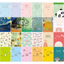 L자 종이 A4 홀더 화일 10매 PP 파일 문서보관 명화 캐릭터, [A02] 애니멀 양