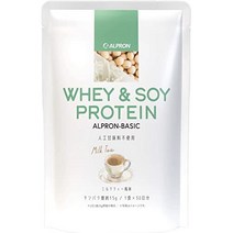 ALPRON (알프론) WHEY & SOY 단백질 우유 차 맛 750g 맛있는 국산 뿌로테인 단백질 남성 여성 유청 소이 근육 트레이닝 미용 다이어트 ALPRON(アルプロン) WH