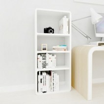 더크린 DIY 심플책장 4단, 화이트
