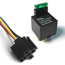 40A 휴즈 일체형 릴레이 소켓, 24V