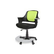 텐바이텐 체어포커스 비너스 고급형 BNR565WBK 블랙바디 메쉬 발받침의자, 투톤레드