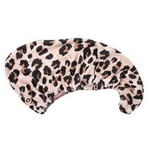 Kitsch Quick Drying Microfiber Hair Towel Leopard 1 Piece