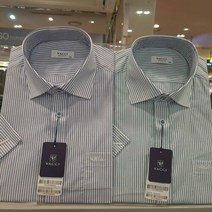 이랜드 [바찌]바찌 면혼방 선염스트라이프 일반핏반팔 VD1L2PR620_수원 터미널점