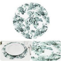 이케아 식탁 매트 테이블 러너 원형 위생 방수 커버 식탁보 심플 지름 37cm 다이닝 감성 장식 티타임 식사 인테리어 파티 용 모임 사진 촬영 소품 주방 SMAKSINNE 스막신네