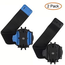 손목 밴드 휴대폰 홀더 모바일 이동식 360 ° 회전 러닝 가방 테이크 아웃 내비게이션 피트니스 사이클링용 팔, black and blue, black and blue