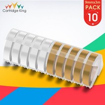10PK Dymo 3D 엠보싱 테이프 Dymo 9mm 라벨 테이프 Motex 프린터와 호환 가능 Dymo 12965 E101 1540 1610 1, 14 10PK Mixed Set 11