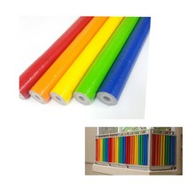 칼라 무지개폼 10개묶음 신학기준비 홍보 안전용품, 연두색