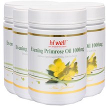 뉴질랜드 하이웰 달맞이꽃 오일 oil 감마리놀렌산 100mg 함유 300소프트젤 4통, 300캡슐