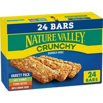 Nature Valley 네이쳐밸리 크런치 그래놀라 바 여러가지 맛 12개입, Oats and Honey / Peanut Butter