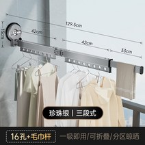 강력 흡입 접이식 실내 빨래 옷걸이 공간절약형, N