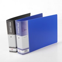 신화오피스 A5 PP D링 대용량 세금계산서철-노블, 청색
