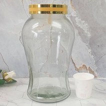 유리 담금주병 과실주병 인삼주병, 4.5L, 1개