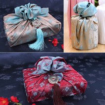 홑겹선물보자기 전통보자기 고급보자기, T1홑겹선물보자기(90X90)2번