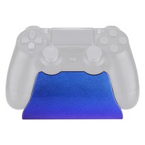 EXtremeRate PS4 모든 모델 컨트롤러용 스칼렛 레드 컨트롤러 디스플레이 스탠드 게임패드 액세서리 트 터치 데스크 거치대 고무 패드 PS4/슬림/프로 컨트롤러는 포함되지, Chameleon Purple Blue