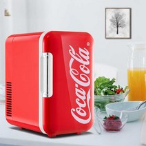 코카콜라 미니 냉장고 원룸 자취 가정용 소형 B22, 6L 코카콜라 화이트, 6L  화이트